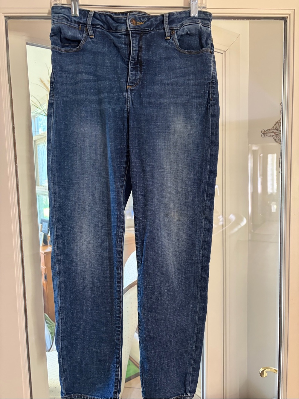 Lucky Brand Women's Skinny Jeans in Dark Blue Wash